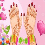 Онлайн игра для девочек изысканный макияж рук