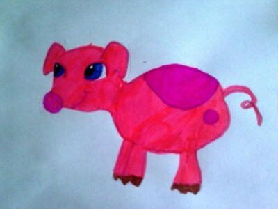 Как нарисовать свинку для детей