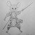 Как нарисовать мышку Соню из фильма Алиса в Стране Чудес