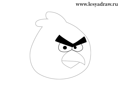 Как нарисовать  Angry Birds