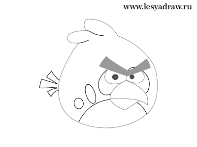 Как нарисовать  Angry Birds
