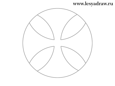 Как нарисовать кельтский крест