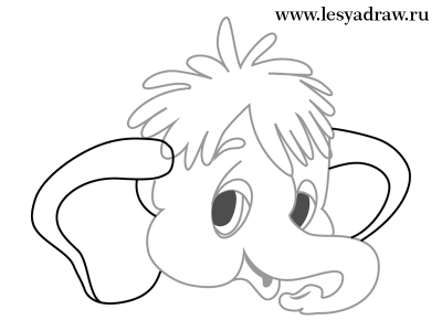 Как нарисовать слоненка