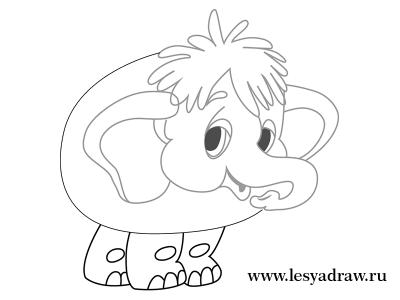 Как рисовать слона