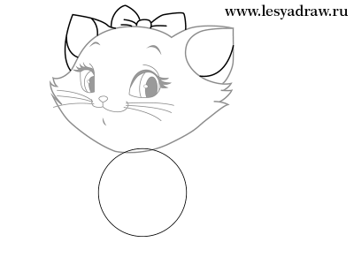 Как нарисовать красивую кошку