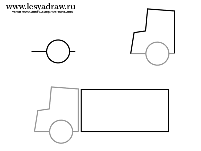 Как нарисовать грузовик для детей