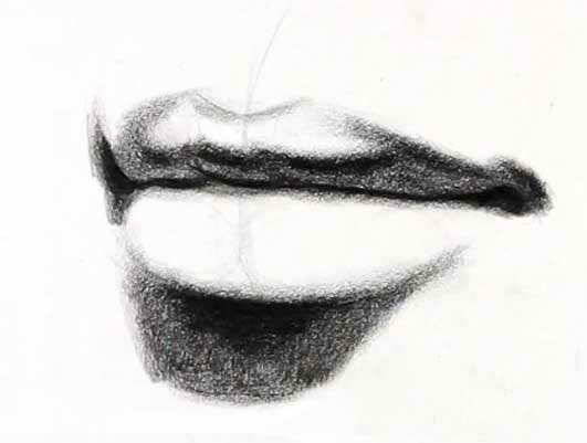 Рисуем губы поэтапно