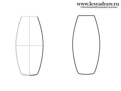 Как рисовать вазу 