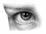 Как нарисовать глаз и бровь карандашом поэтапно