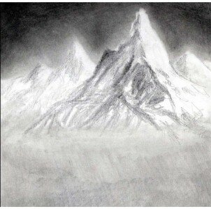 Как нарисовать гору