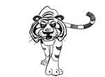 Как нарисовать тигра из Маугли