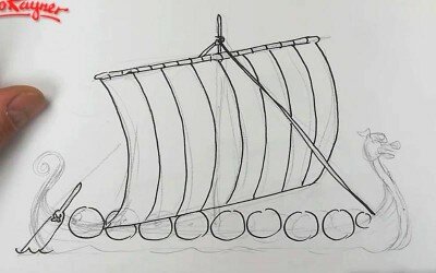 Как нарисовать судно