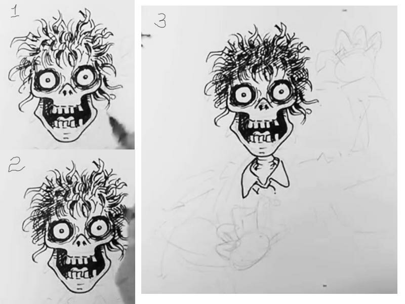 Как нарисовать зомби карандашом