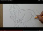 Рисуем лошадь тату