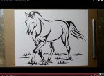 Как нарисовать лошадь поэтапно тату