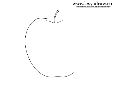 Учимся рисовать яблоко