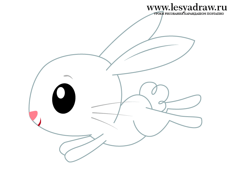 Как нарисовать зайца для детей