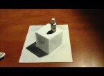 Как нарисовать 3D куб карандашом поэтапно