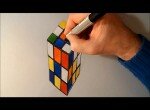 Как нарисовать 3д кубик рубик