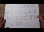 Как научиться рисовать буквы в стиле граффити