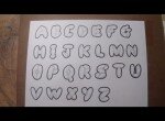 Как рисовать граффити буквы