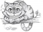 Как нарисовать Чеширского кота карандашом поэтапно