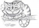 как нарисовать чеширского кота карандашом