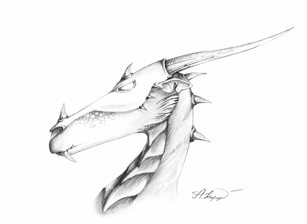 Как нарисовать дракона Огня карандашом
