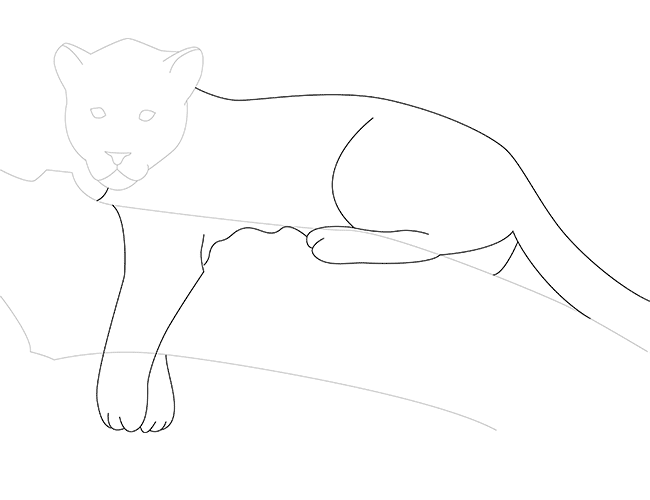 Как нарисовать леопарда 