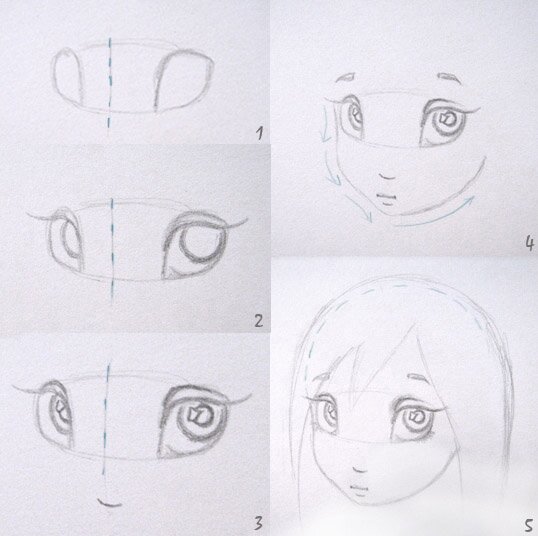 Как нарисовать девочку карандашом