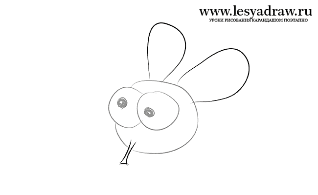 Как нарисовать муху для детей