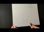 Как нарисовать лестницу с сидящем человеком