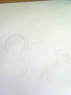 Как нарисовать свинку для детей карандашом поэтапно
