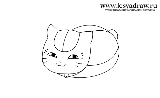 Как нарисовать Тетрадь дружбы Нацуме Мадара в виде кота