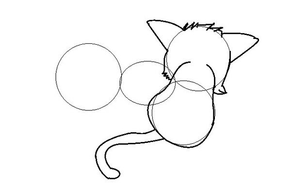 Рисуем аниме котят
