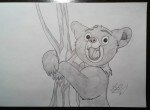Как нарисовать медвежонка Коду из мф Братец