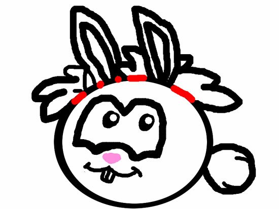 Как нарисовать пафла зайца