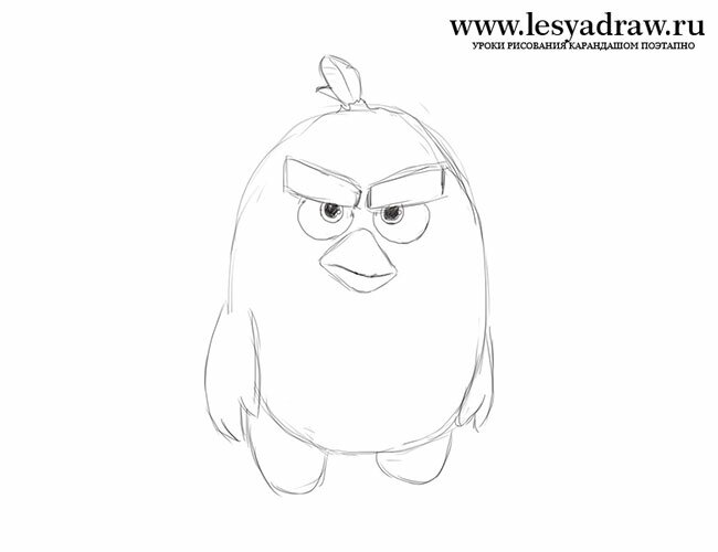 Как нарисовать Angry Birds в киноКак нарисовать Angry Birds в кино