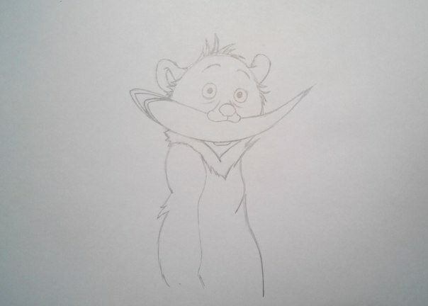 Рисуем медвежонка Коду